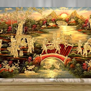 Tranh sơn mài Việt Nam TPHCM - A14