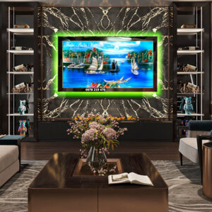 Mua tranh tặng tân gia ở đâu tranh sơn mài thuận buồm 02