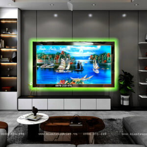 Mua tranh tặng tân gia ở đâu tranh sơn mài thuận buồm 02