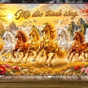 Mua tranh tân gia khai trương mã đáo - TG35